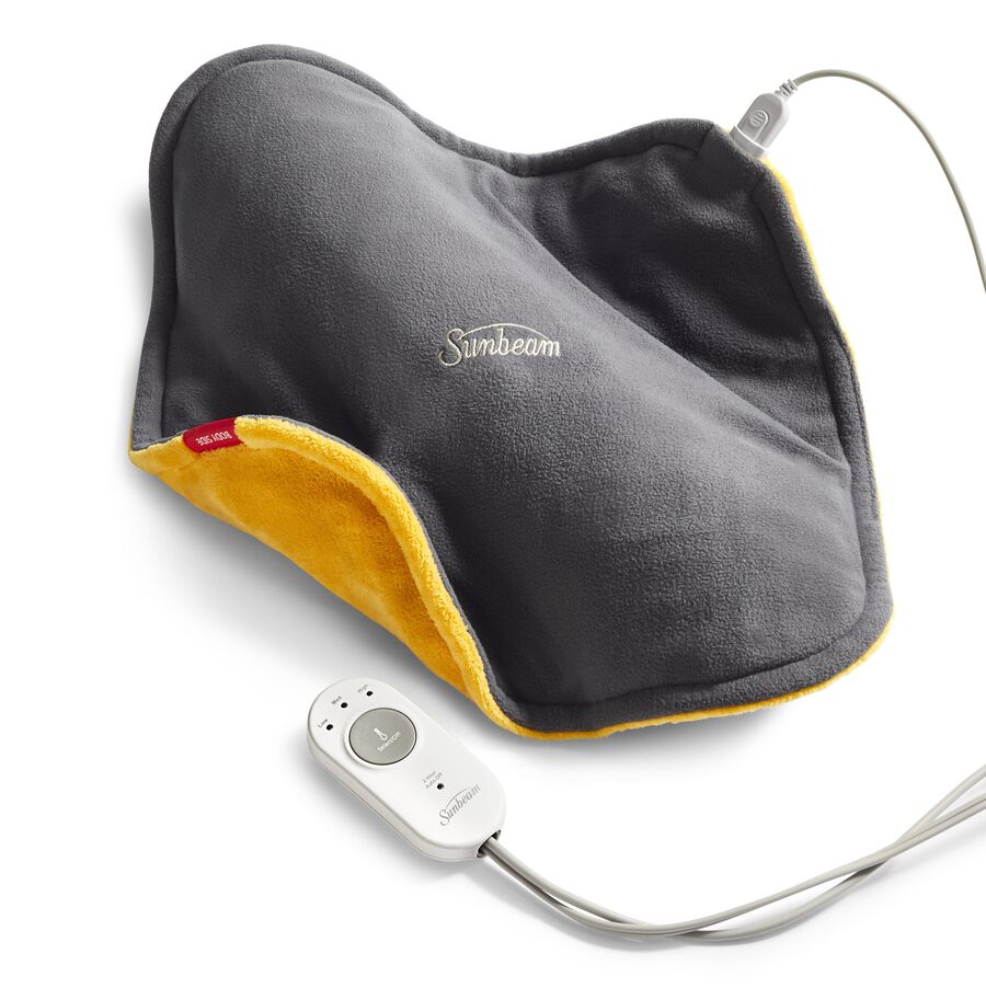 Sunbeam ConformHeat, XpressHeat, Standard Heating Pad, Yellow, 3 Heat
